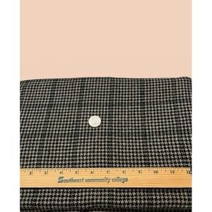 Wool Plaid Fabric Material Craft Brown Tones DIY Projects Sewing 60 x 35 Sew